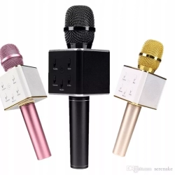 Bezprzewodowy mikrofon karaoke Q7 3kolory W-wa