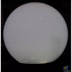 Duża kula ogrodowa Led BIAŁA 20 cm solarna Lamp
