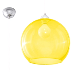 Lampa wisząca BALL żółta