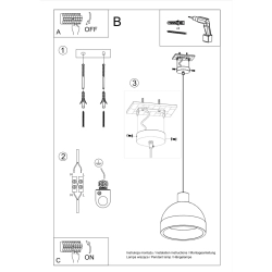 Lampa wisząca DAMASO