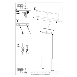 Lampa wisząca LUVO 2