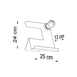 Lampa biurkowa INCLINE biała