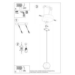 Lampa wisząca WOODY naturalne drewno