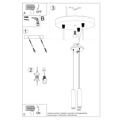 Lampa wisząca LINO 3P