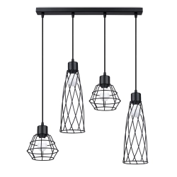 Lampa wisząca SUBA 4L czarna