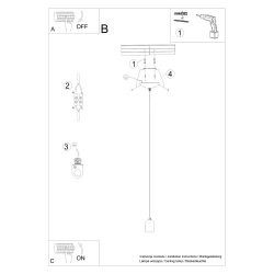 Lampa wisząca NESO 1