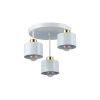 kinkiet LED 3x35W biały złoty IP20 do salonu i pokoju