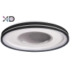 Plafon LED 68W 3000-6500K czarny 48cm z pilotem do wnętrz