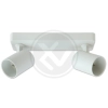 Kinkiet LED GU10 2x35W biały mat IP20 ruchomy