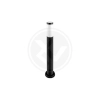 Lampa ogrodowa LED E27 20W IP44 czarna 65cm do ogrodu i altany
