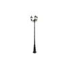 Lampa ogrodowa LED E27 3x60W IP44 czarna 227cm do ogrodu i altany
