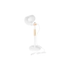 lampa biurkowa LED E27 60W biala drewno regulowana