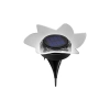 Lampa LED solarna 0.72W 3000K IP44 czarna do ogrodu i altany