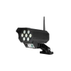 Lampa LED solarna 5W 6500K IP65 czujnik ruchu czarna do ogrodu i podjazdu
