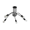Żyrandol LED 5xE27 35W czarny IP20 do salonu i jadalni