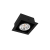 Oprawa halogenowa AR111 GU10 35W czarny mat IP20 do wnętrz