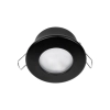 Oprawa halogenowa LED GU10 35W czarna IP44 do wejścia i na schody