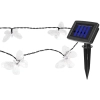 Girlanda LED solarna 1.2W 3000K IP54 czarny kabel 5.8m z czujnikiem zmierzchu do ogrodu i altany