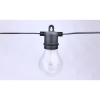 Girlanda LED solarna 6,5m 10x LED G50 1W 2700K IP44 czarna do ogrodu i altany