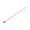 Lampa podszafkowa LED 2W 4500K IP20 srebrna z czujnikiem ruchu USB 40cm