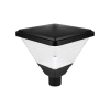 Lampa LED parkowa 50W E27 czarna IP65 do ogrodu i podjazdu