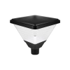 Lampa LED parkowa 50W E27 IP65 czarna do podjazdu i wejścia