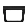 Panel LED natynkowy 18W 3CCT czarny IP20 210x210x31mm do wnętrz