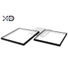 Żyrandol LED 45W regulowana barwa czarny 69x52cm do salonu i jadalni
