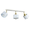 Kinkiet LED 3x35W E27 biały złoty IP20 do wnętrz