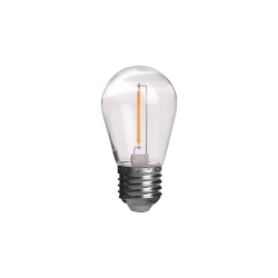 Żarówka LED E27 1W 2700K filament przezroczysta IP20 do domu i biura