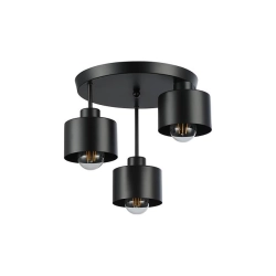 Kinkiet LED E27 3x35W czarny stalowy IP20 do wnętrz