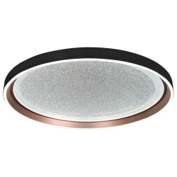 Plafon LED 72W 3000-6500K czarny złoty sterowanie TUYA
