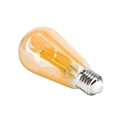 Żarówka LED E27 10W 4000K amber filament 360° IP20 do wnętrz