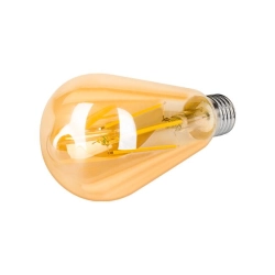 Żarówka LED E27 10W 4000K amber filament 360° IP20 do wnętrz