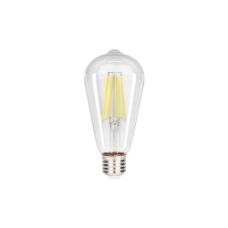 Żarówka LED E27 Filament 6W 4000K IP20 przezroczysta 64x142mm do wnętrz
