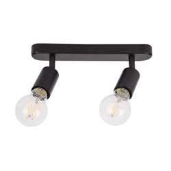 Kinkiet LED E27 2x35W czarny ruchomy do wnętrz
