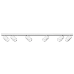 Kinkiet LED 6xGU10 35W biały mat ruchomy IP20 do wnętrz