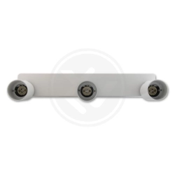 Kinkiet LED GU10 3x35W biały mat IP20 regulowany do wnętrz