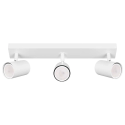 Kinkiet LED GU10 3x30W biały ruchomy IP20 do wnętrz — zdjęcie 3