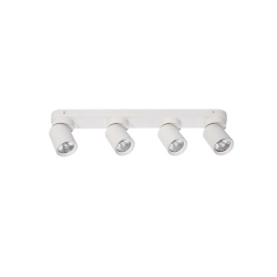 Kinkiet LED GU10 4x35W biały mat ruchomy IP20 do wnętrz