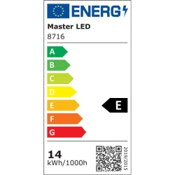 Kinkiet LED 14W 4000K IP20 biały 90cm do wnętrz — zdjęcie 3