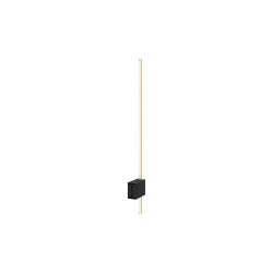 Kinkiet LED 6W 4000K IP20 czarny złoty 60cm do wnętrz
