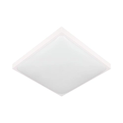 Plafon LED 2xE27 60W biały IP44 z czujnikiem mikrofalowym do wejścia i na schody