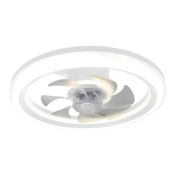 Plafon LED 45W 3000-6500K IP22 biały z wentylatorem do salonu i biura — zdjęcie 8