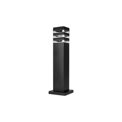 Lampa ogrodowa LED E27 60W IP54 czarna 50cm stojąca do ogrodu i altany