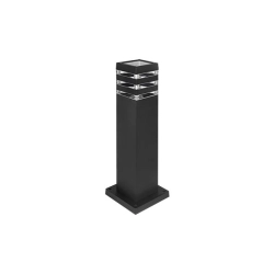 Lampa ogrodowa LED E27 60W IP54 czarna 50cm stojąca do ogrodu i altany