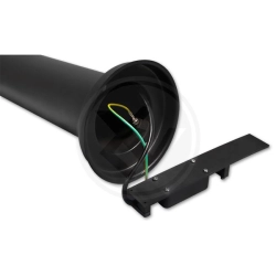 Lampa ogrodowa LED E27 20W IP44 czarna 45cm do ogrodu i altany — zdjęcie 5