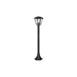 Lampa ogrodowa LED E27 60W IP44 czarna 93cm do ogrodu i altany