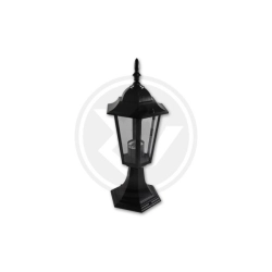 Lampa ogrodowa LED E27 60W IP44 czarna 40cm do ogrodu i altany