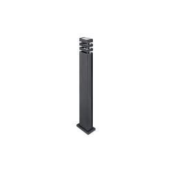 Lampa ogrodowa LED GU10 35W IP44 RAL7021 80cm stojąca do ogrodu i altany